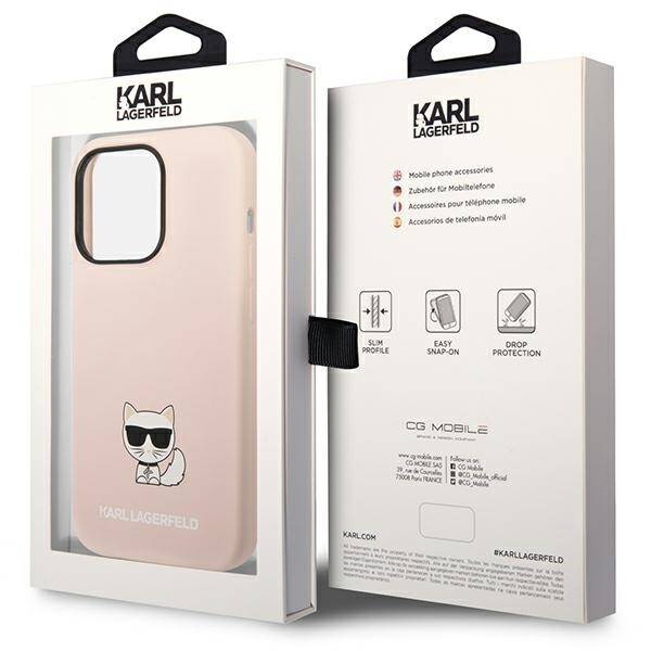 ETUI KARL LAGERFELD CHOUPETTE DO IPHONE 14 PRO MAX PINK