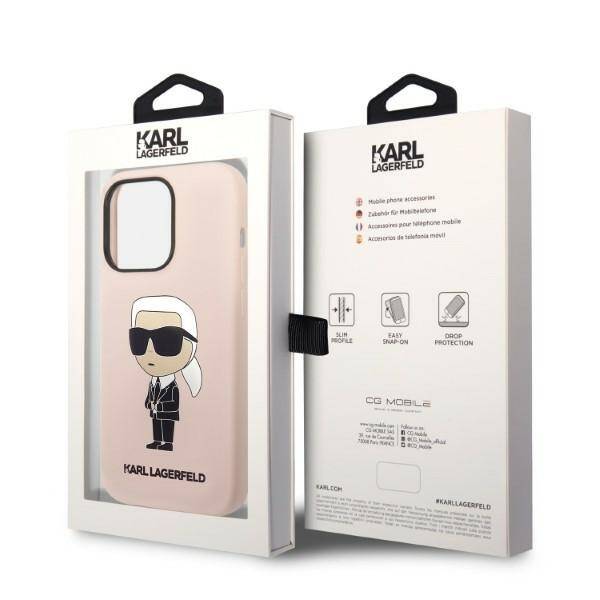 ETUI KARL LAGERFELD CHOUPETTE DO IPHONE 14 PRO PINK