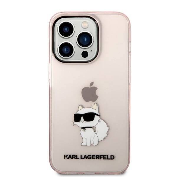 ETUI KARL LAGERFELD CHOUPETTE DO IPHONE 14 PRO PINK