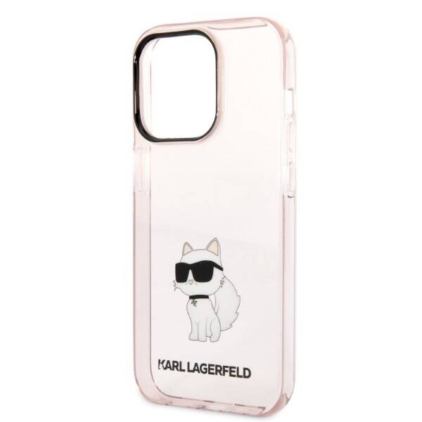 ETUI KARL LAGERFELD CHOUPETTE DO IPHONE 14 PRO PINK