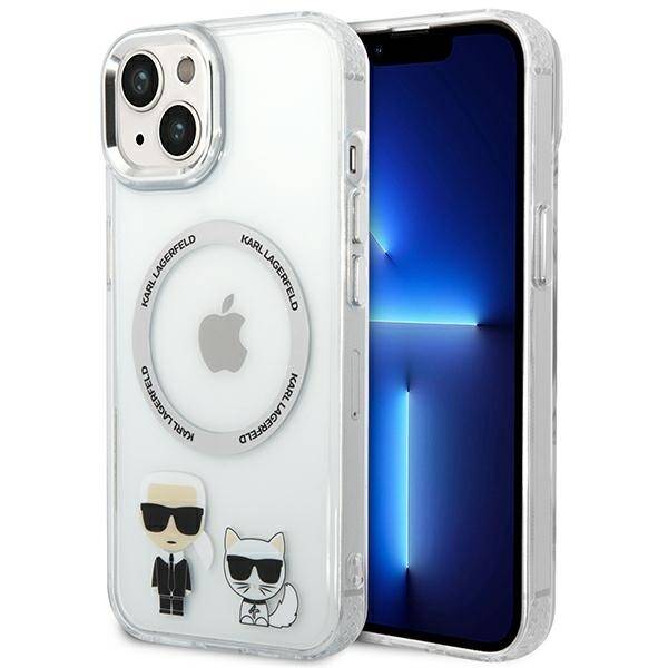 ETUI KARL LAGERFELD CHOUPETTE MAGSAFE DO IPHONE 14 PLUS / 15 PLUS