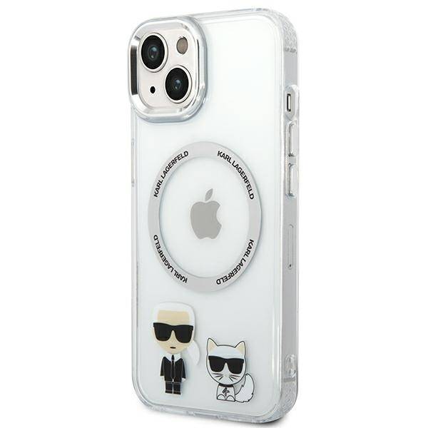 ETUI KARL LAGERFELD CHOUPETTE MAGSAFE DO IPHONE 14 PLUS / 15 PLUS