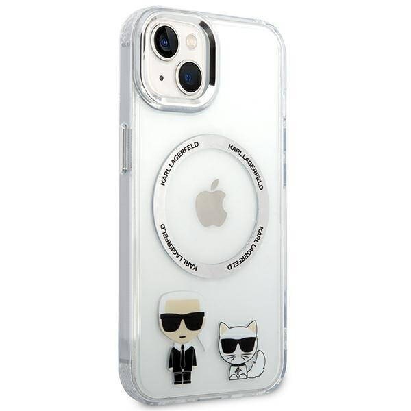 ETUI KARL LAGERFELD CHOUPETTE MAGSAFE DO IPHONE 14 PLUS / 15 PLUS