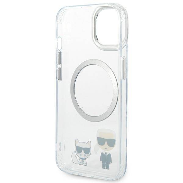 ETUI KARL LAGERFELD CHOUPETTE MAGSAFE DO IPHONE 14 PLUS / 15 PLUS