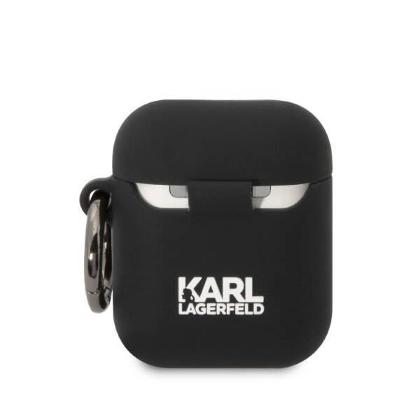 ETUI KARL LAGERFELD DO AIRPODS 1/2 COVER SILIVONE BLACK