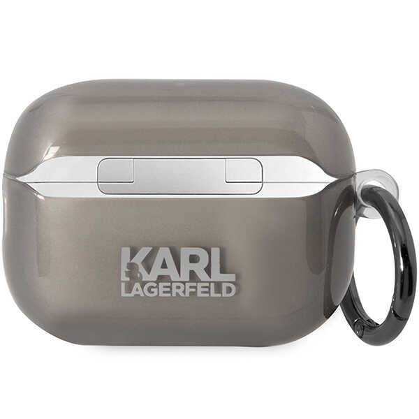 ETUI KARL LAGERFELD DO AIRPODS PRO 2 COVER BLACK IKONIK