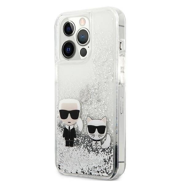 ETUI KARL LAGERFELD DO IPHONE 13 / 13 PRO LIQUID GLITTER