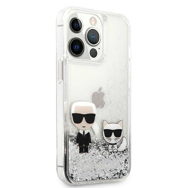 ETUI KARL LAGERFELD DO IPHONE 13 / 13 PRO LIQUID GLITTER