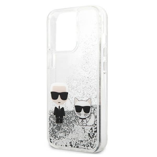 ETUI KARL LAGERFELD DO IPHONE 13 / 13 PRO LIQUID GLITTER