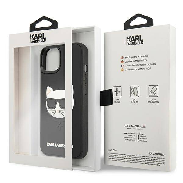 ETUI KARL LAGERFELD DO IPHONE 13 MINI BLACK CHOUPETTE