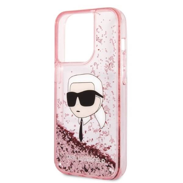 ETUI KARL LAGERFELD GLITTER DO IPHONE 14 PRO MAX PINK