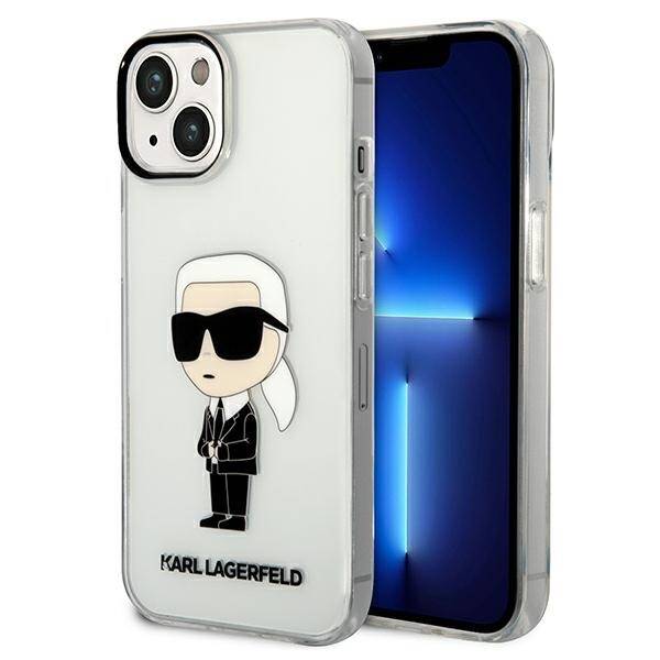 ETUI KARL LAGERFELD IKONIK DO IPHONE 14 PLUS / 15 PLUS CLEAR