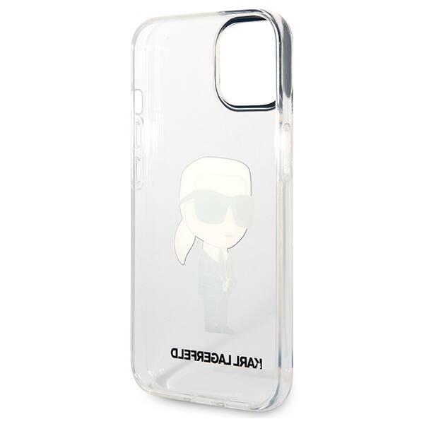 ETUI KARL LAGERFELD IKONIK DO IPHONE 14 PLUS / 15 PLUS CLEAR