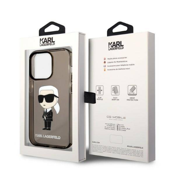 ETUI KARL LAGERFELD IKONIK DO IPHONE 14 PRO BLACK