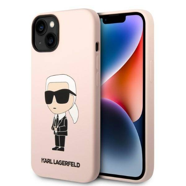 ETUI KARL LAGERFELD IKONIK MAGSAFE DO IPHONE 14 PLUS / 15 PLUS