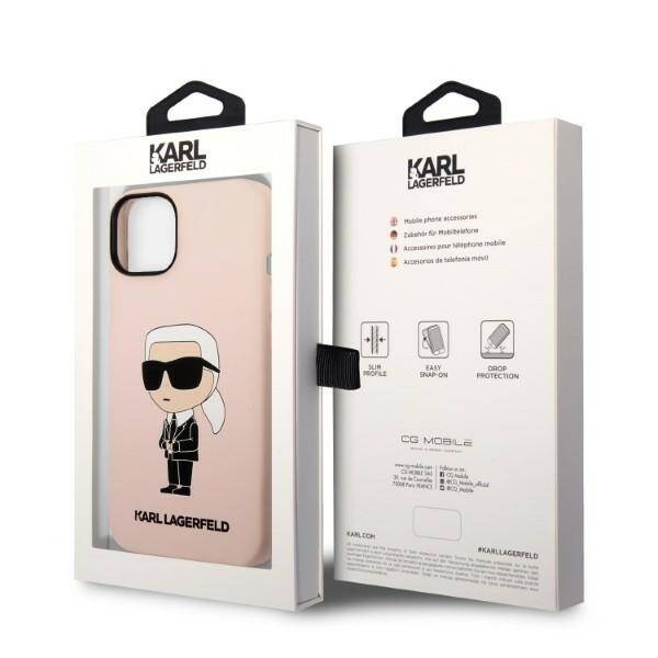 ETUI KARL LAGERFELD IKONIK MAGSAFE DO IPHONE 14 PLUS / 15 PLUS