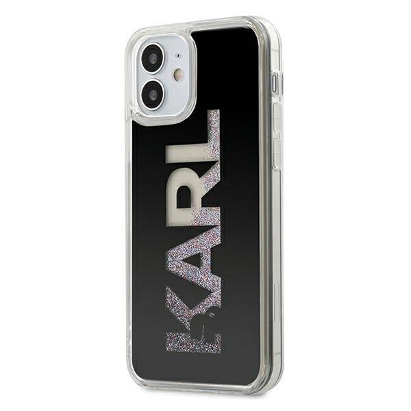 ETUI KARL LAGERFELD KARL LOGO GLITTER do IPHONE 12 MINI