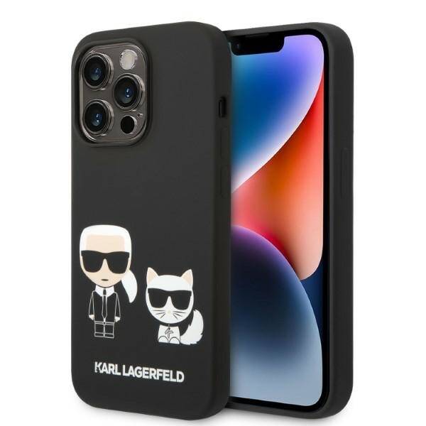 ETUI KARL LAGERFELD LIQUID CHOUPETTE DO IPHONE 14 PRO BLACK