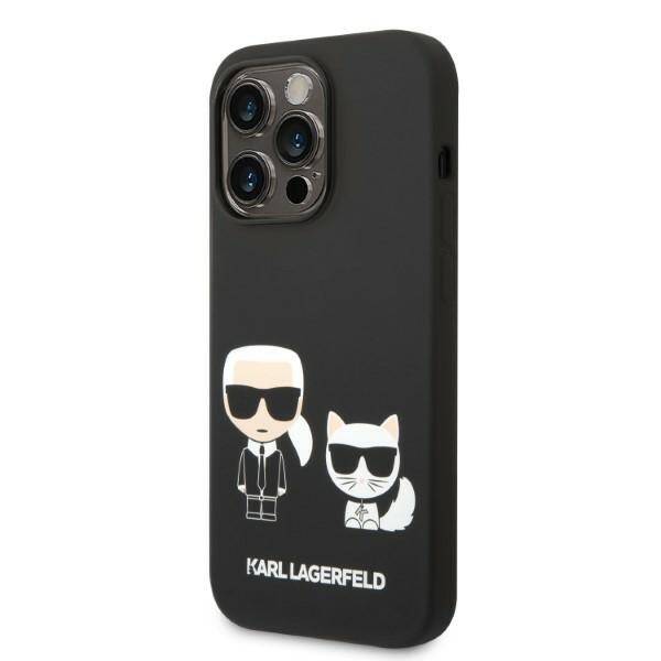 ETUI KARL LAGERFELD LIQUID CHOUPETTE DO IPHONE 14 PRO BLACK