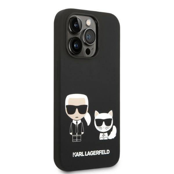 ETUI KARL LAGERFELD LIQUID CHOUPETTE DO IPHONE 14 PRO BLACK