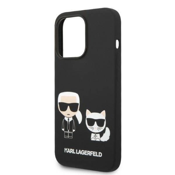 ETUI KARL LAGERFELD LIQUID CHOUPETTE DO IPHONE 14 PRO BLACK