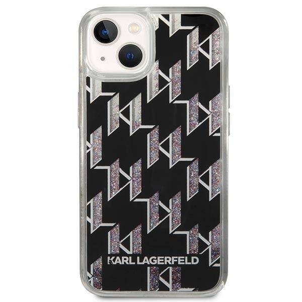 ETUI KARL LAGERFELD LIQUID GLITTER DO IPHONE 14 / 15 BLACK