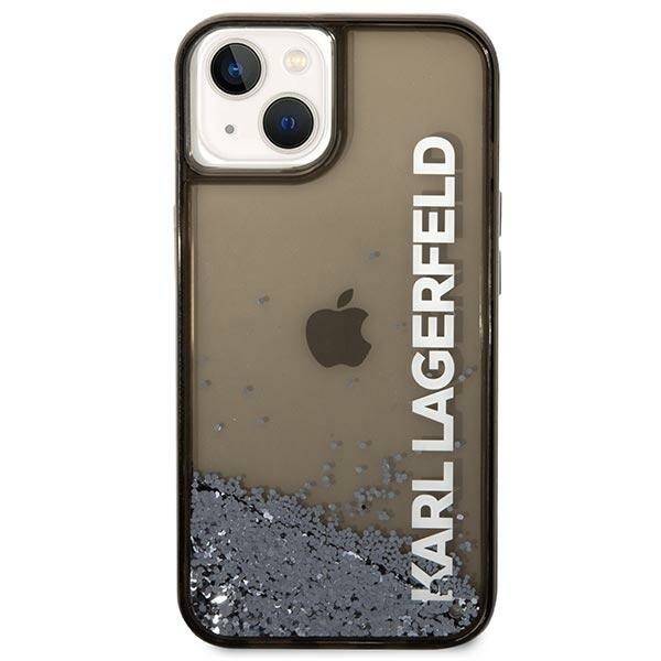 ETUI KARL LAGERFELD LIQUID GLITTER DO IPHONE 14 / 15 BLACK