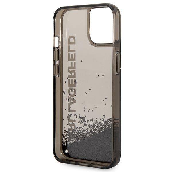 ETUI KARL LAGERFELD LIQUID GLITTER DO IPHONE 14 / 15 BLACK