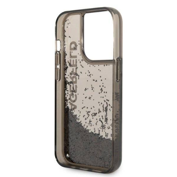 ETUI KARL LAGERFELD LIQUID GLITTER DO IPHONE 14 PRO BLACK