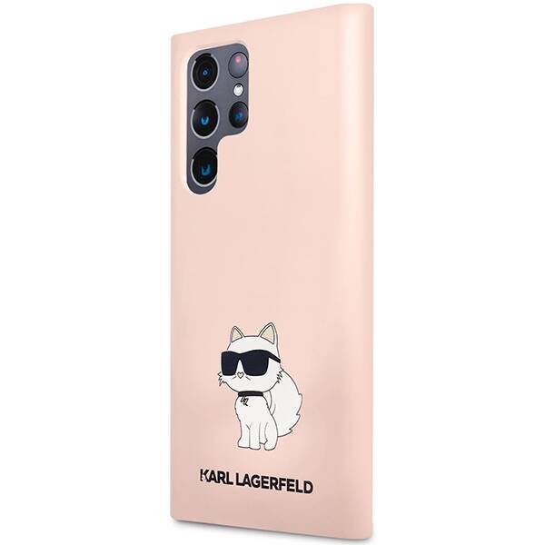 ETUI KARL LAGERFELD LIQUID SILICONE IKONIK CHOUPETTE do GALAXY S23 ULTRA