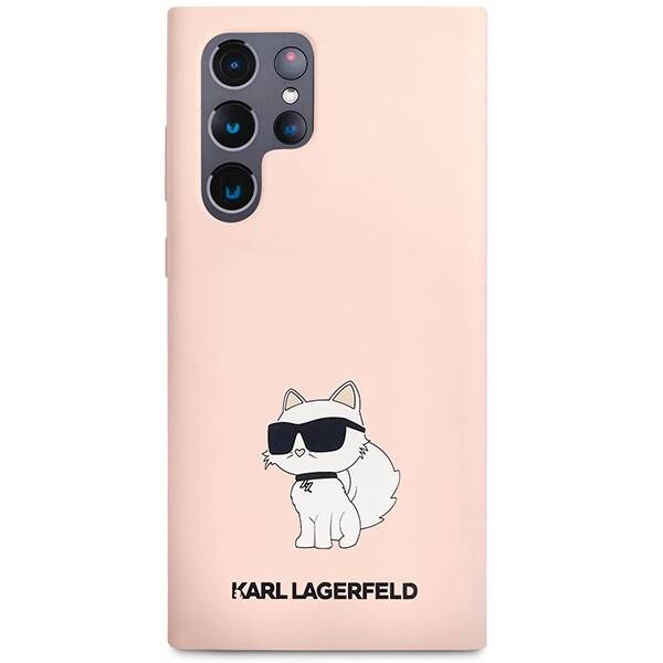 ETUI KARL LAGERFELD LIQUID SILICONE IKONIK CHOUPETTE do GALAXY S23 ULTRA