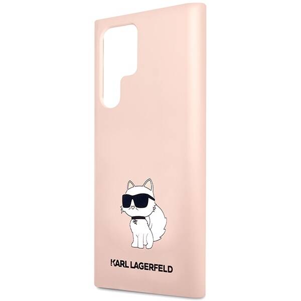 ETUI KARL LAGERFELD LIQUID SILICONE IKONIK CHOUPETTE do GALAXY S23 ULTRA