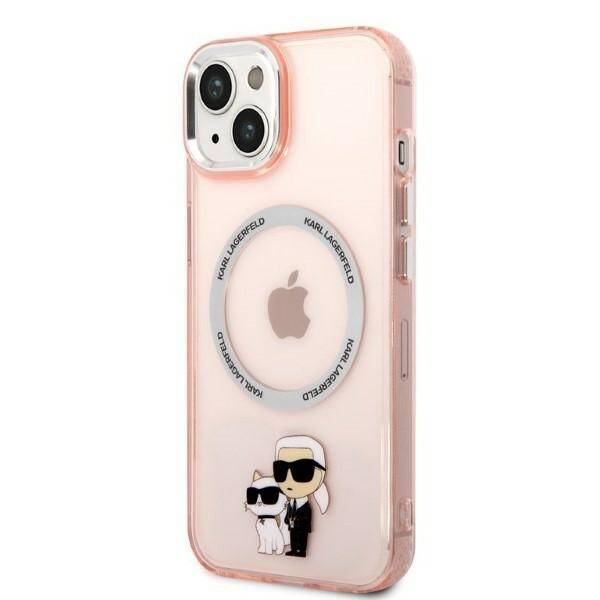 ETUI KARL LAGERFELD MAGSAFE CHOUPETTE DO IPHONE 14 / 15 PINK