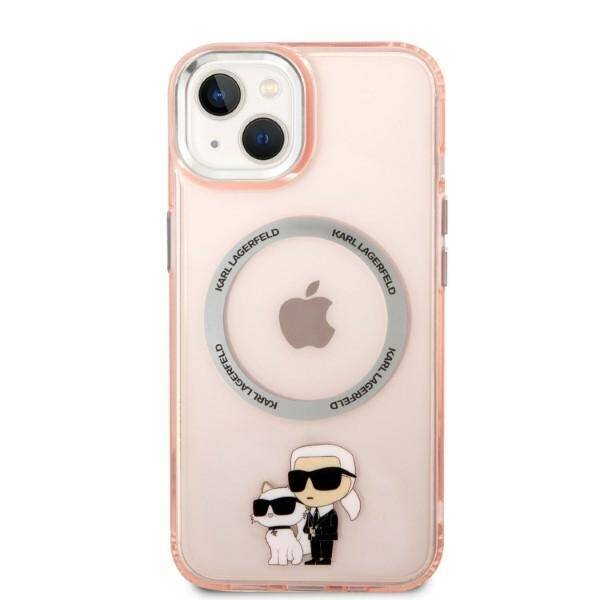 ETUI KARL LAGERFELD MAGSAFE CHOUPETTE DO IPHONE 14 / 15 PINK