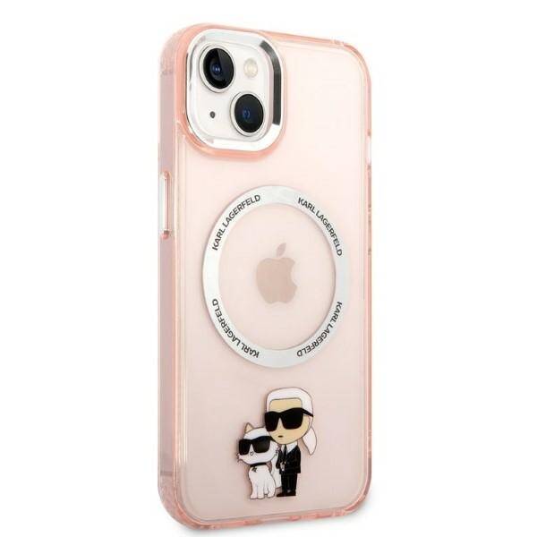 ETUI KARL LAGERFELD MAGSAFE CHOUPETTE DO IPHONE 14 / 15 PINK