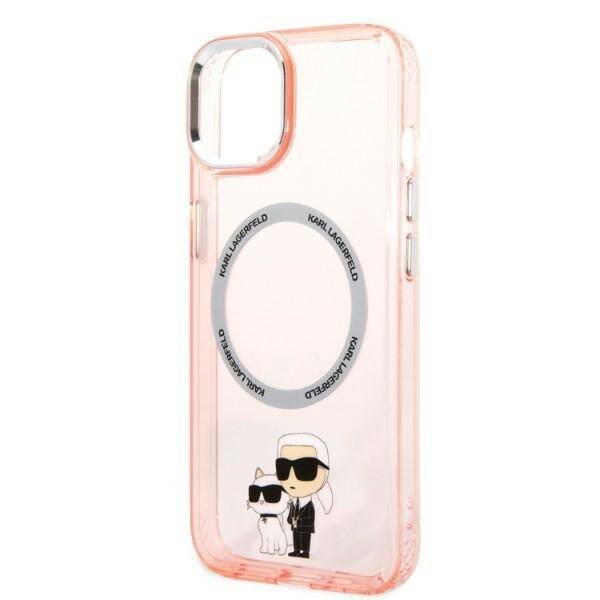 ETUI KARL LAGERFELD MAGSAFE CHOUPETTE DO IPHONE 14 / 15 PINK