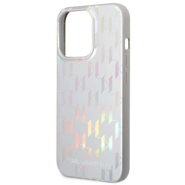 ETUI KARL LAGERFELD MONOGRAM DO IPHONE 14 PRO MAX SILVER