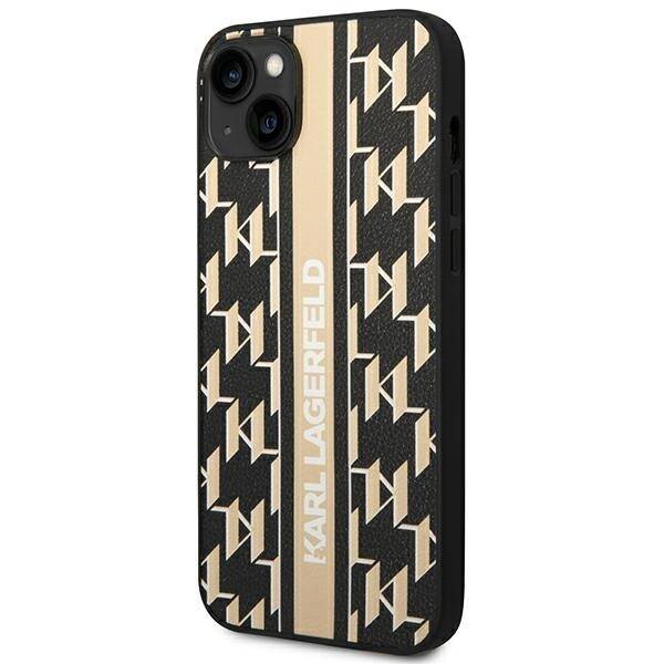 ETUI KARL LAGERFELD MONOGRAM STRIPE DO IPHONE 14 PLUS / 15 PLUS