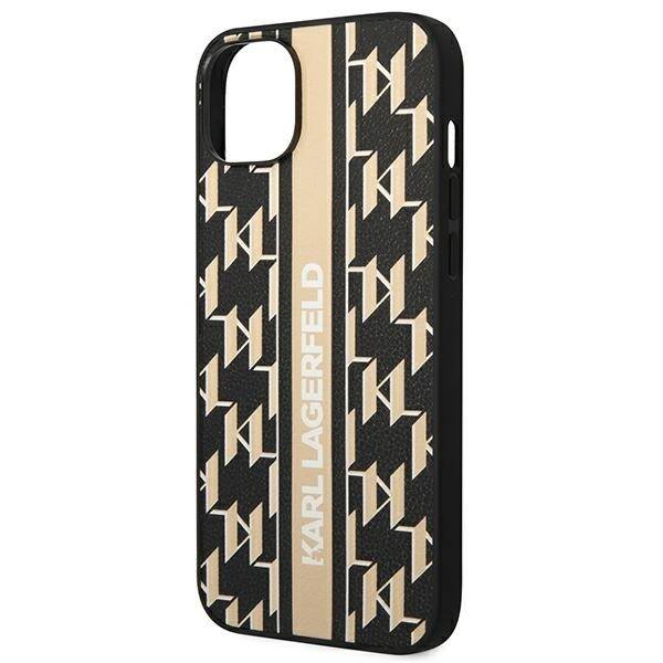 ETUI KARL LAGERFELD MONOGRAM STRIPE DO IPHONE 14 PLUS / 15 PLUS