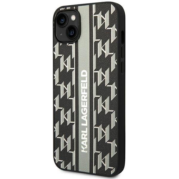 ETUI KARL LAGERFELD MONOGRAM STRIPE DO IPHONE 14 PLUS / 15 PLUS