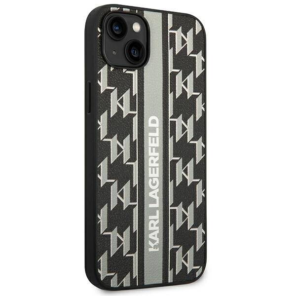 ETUI KARL LAGERFELD MONOGRAM STRIPE DO IPHONE 14 PLUS / 15 PLUS