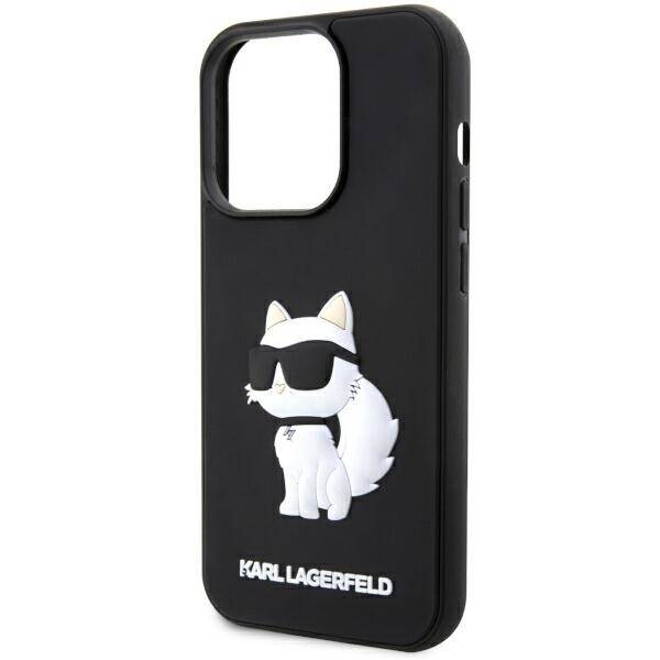 ETUI KARL LAGERFELD RUBBER CHOUPETTE DO IPHONE 14 PRO BLACK