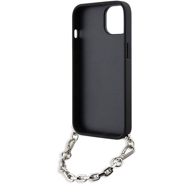 ETUI KARL LAGERFELD SAFFIANO MONOGRAM CHAIN DO IPHONE 14 / 15