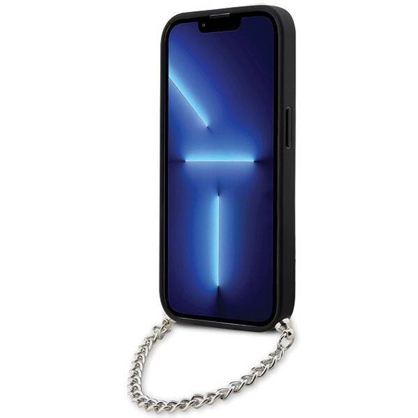 ETUI KARL LAGERFELD SAFFIANO MONOGRAM CHAIN DO IPHONE 14 PRO