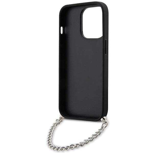 ETUI KARL LAGERFELD SAFFIANO MONOGRAM CHAIN DO IPHONE 14 PRO