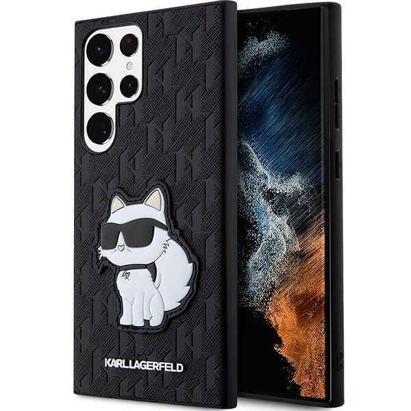 ETUI KARL LAGERFELD SAFFIANO MONOGRAM CHOUPETTE do GALAXY S23 ULTRA