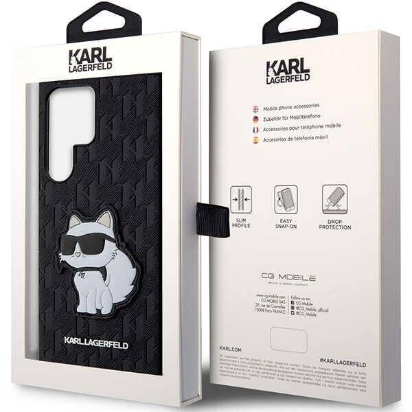 ETUI KARL LAGERFELD SAFFIANO MONOGRAM CHOUPETTE do GALAXY S23 ULTRA