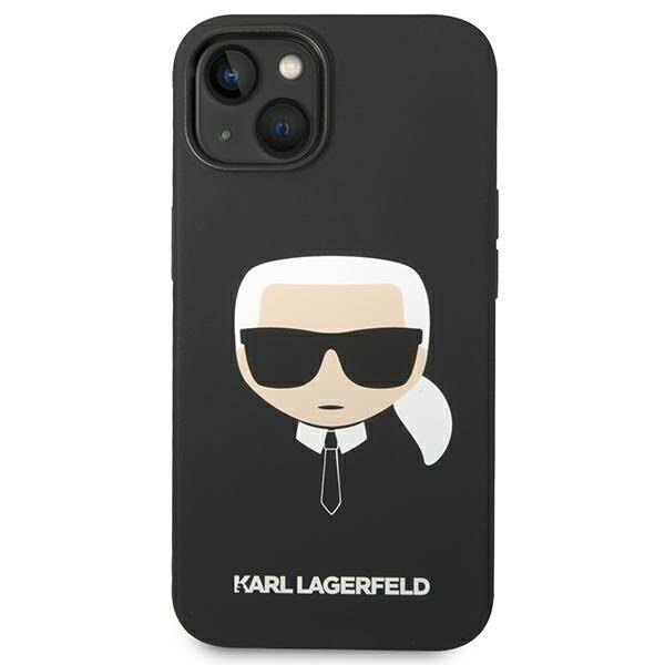 ETUI KARL LAGERFELD SILICONE DO IPHONE 14 PLUS / 15 PLUS BLACK