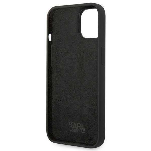 ETUI KARL LAGERFELD SILICONE DO IPHONE 14 PLUS / 15 PLUS BLACK