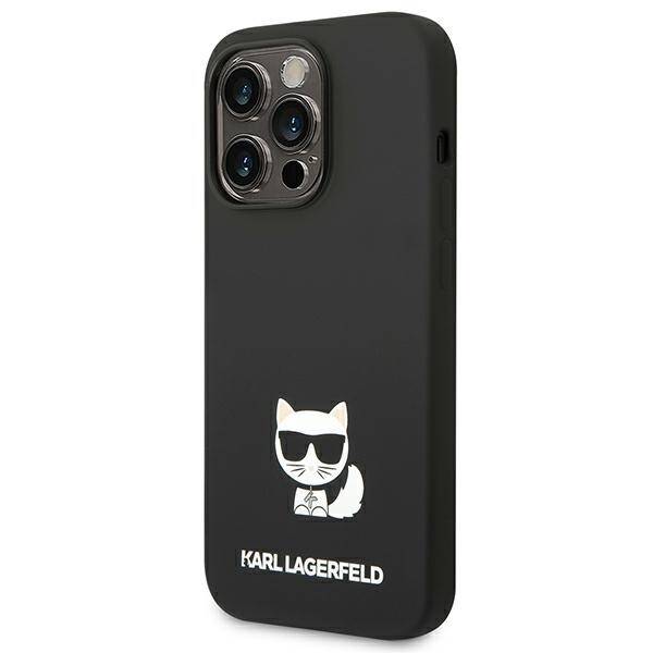 ETUI KARL LAGERFELD SILICONE DO IPHONE 14 PRO BLACK